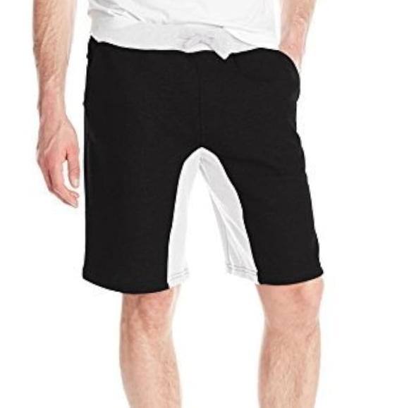 Zoo York Shorts Mens Zoo York Two Toned Knit Shorts Pockets Black
